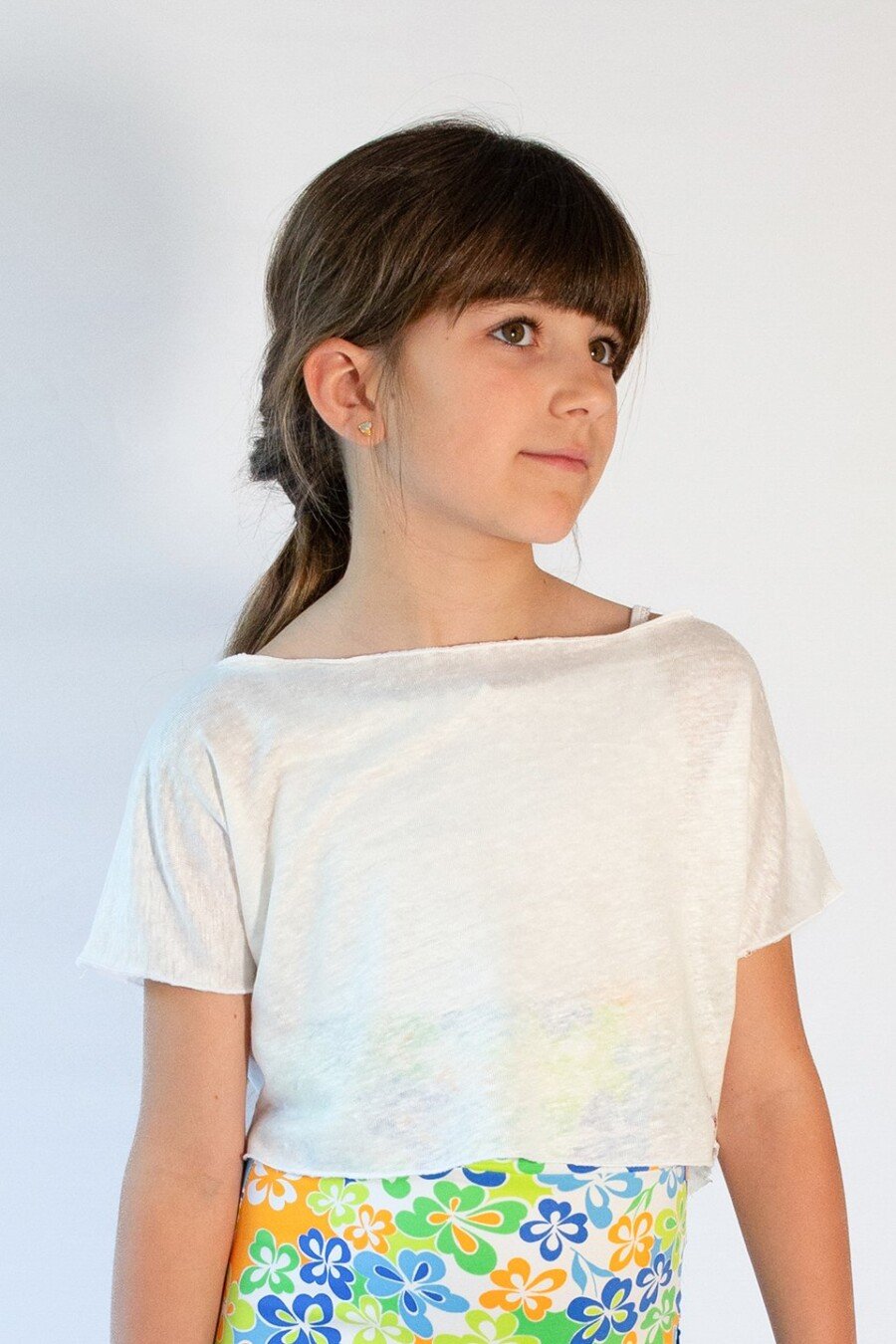 Camiseta corta para baile