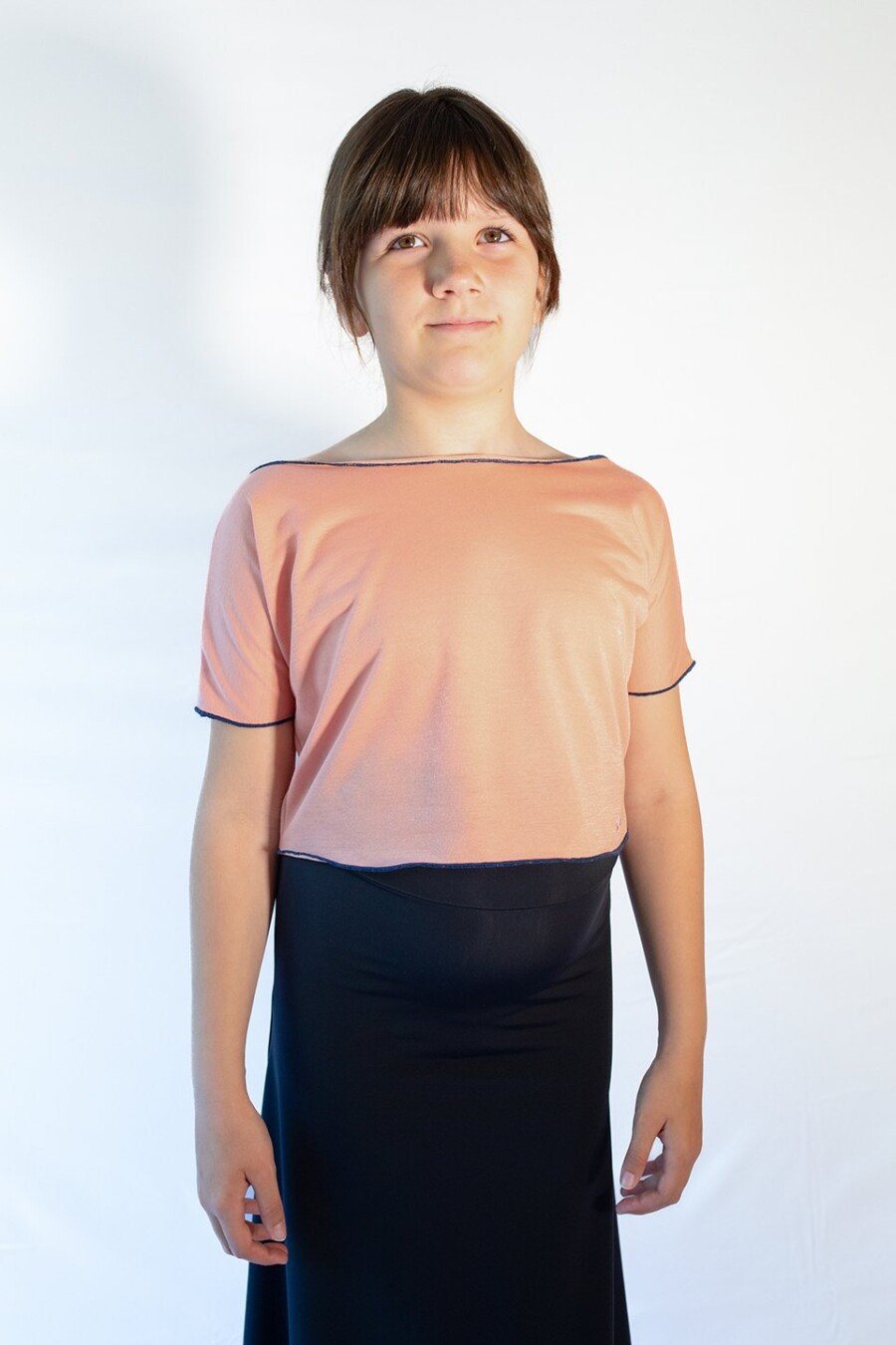 Camiseta corta para baile