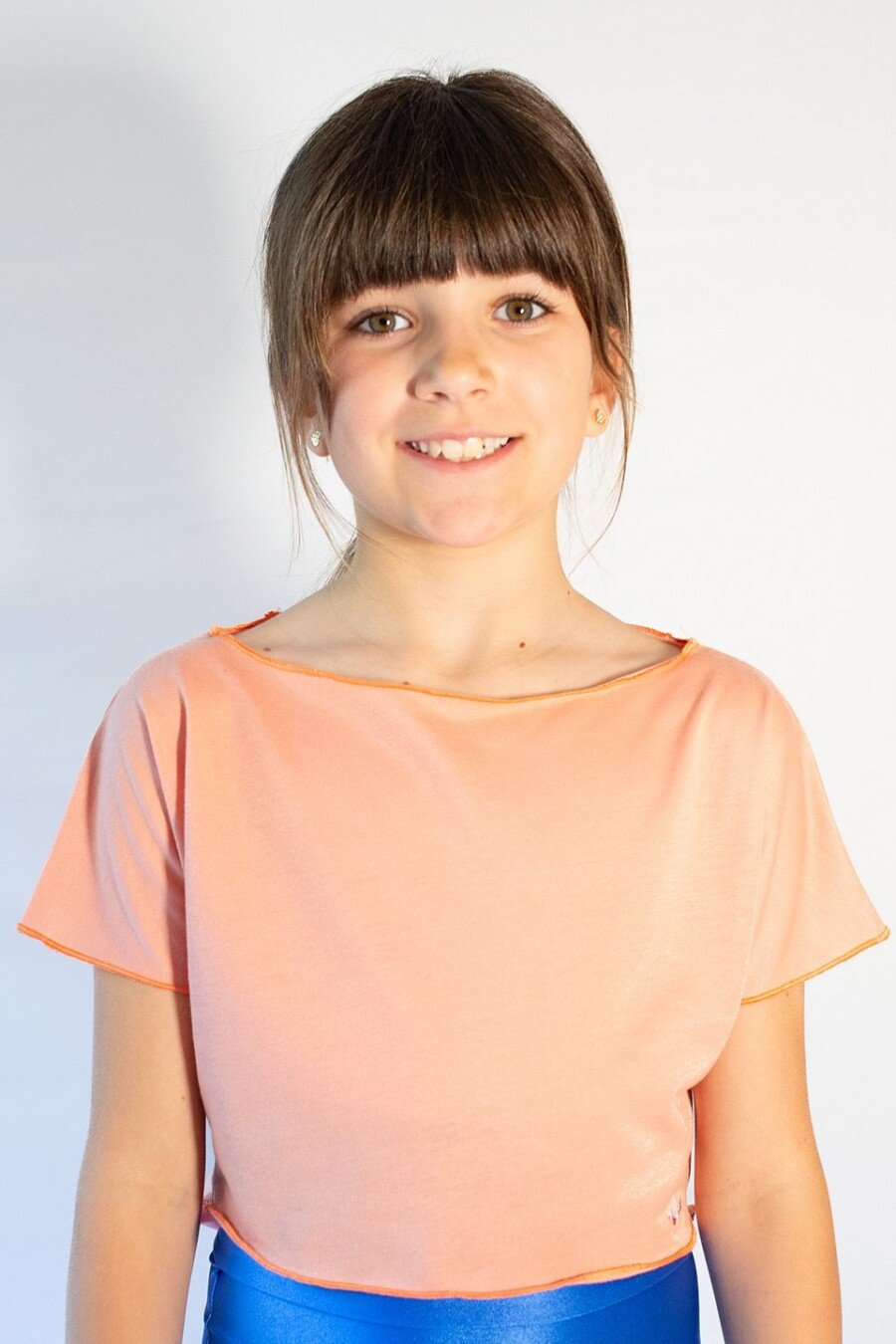 Camiseta corta para baile