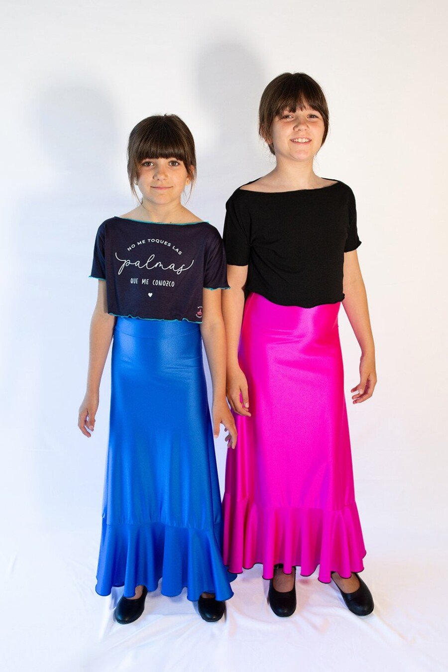 Camiseta corta para baile