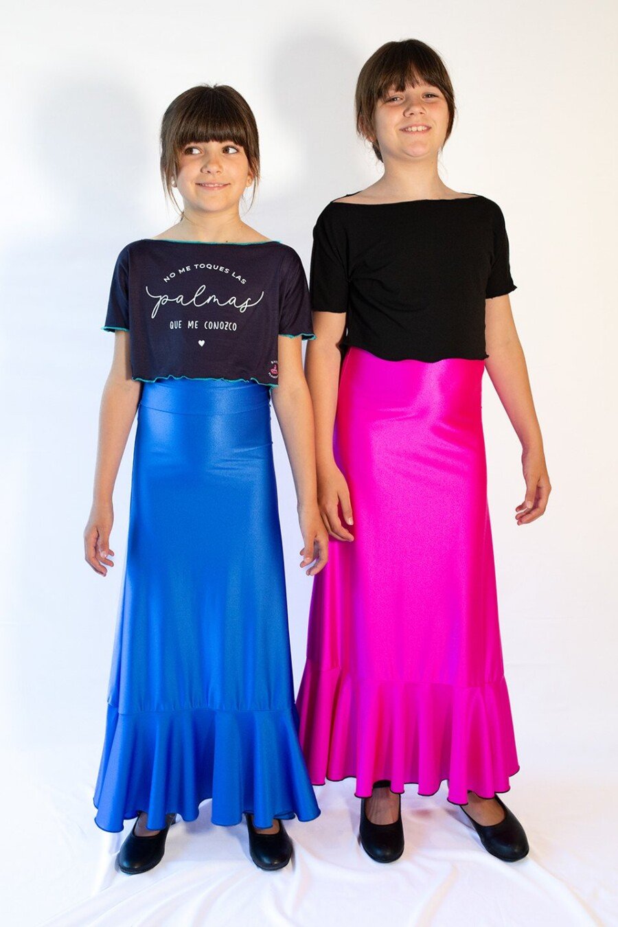 Camiseta corta para baile